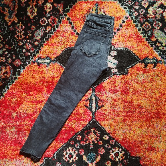 Black 91 Cotton On Mid Grazer Skinny Jeans - Picture 4 of 8